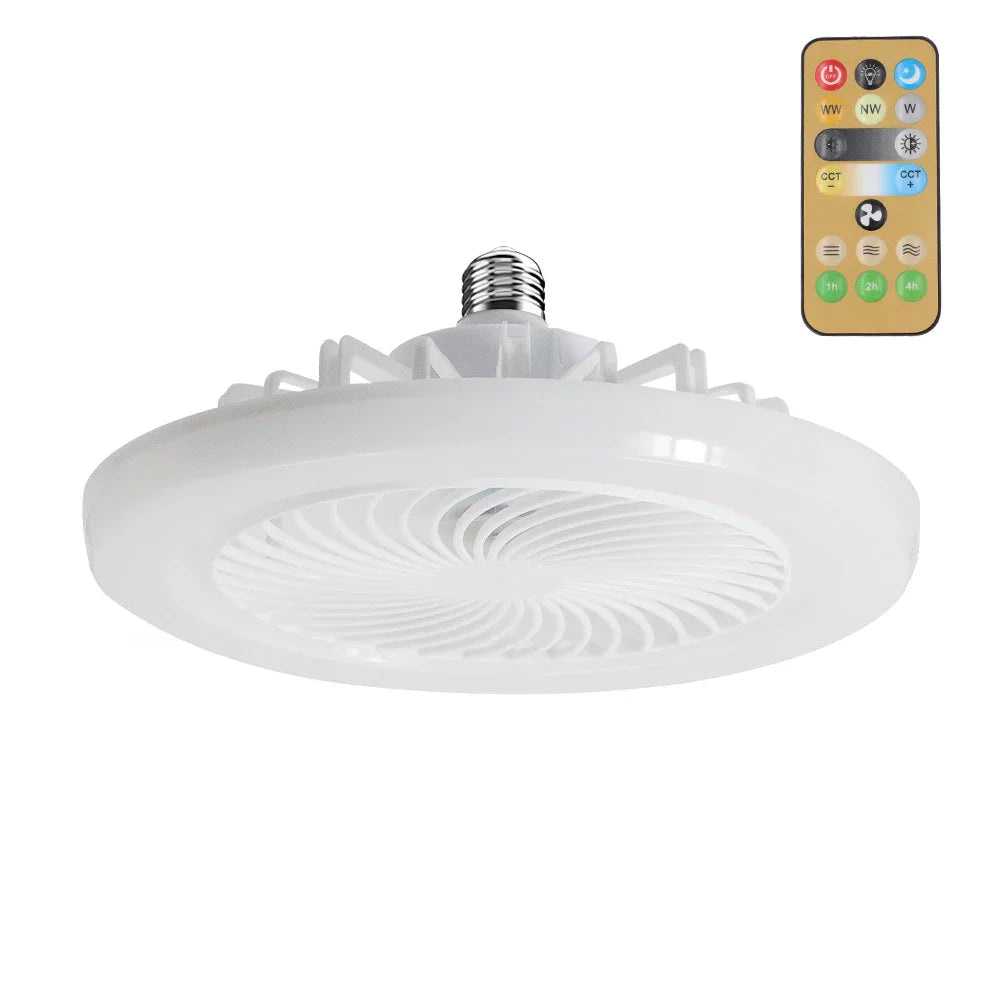 AeroGlow™ LED Ceiling Fan – Remote-Controlled, Quiet & Energy-Efficient 2-in-1 Light and Ventilation System